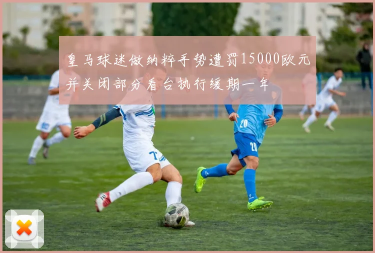 皇马球迷做纳粹手势遭罚15000欧元并关闭部分看台执行缓期一年